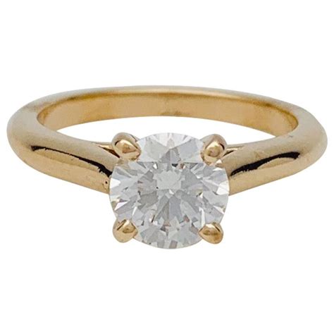 1 carat diamond ring cartier|cartier 1895 solitaire diamond.